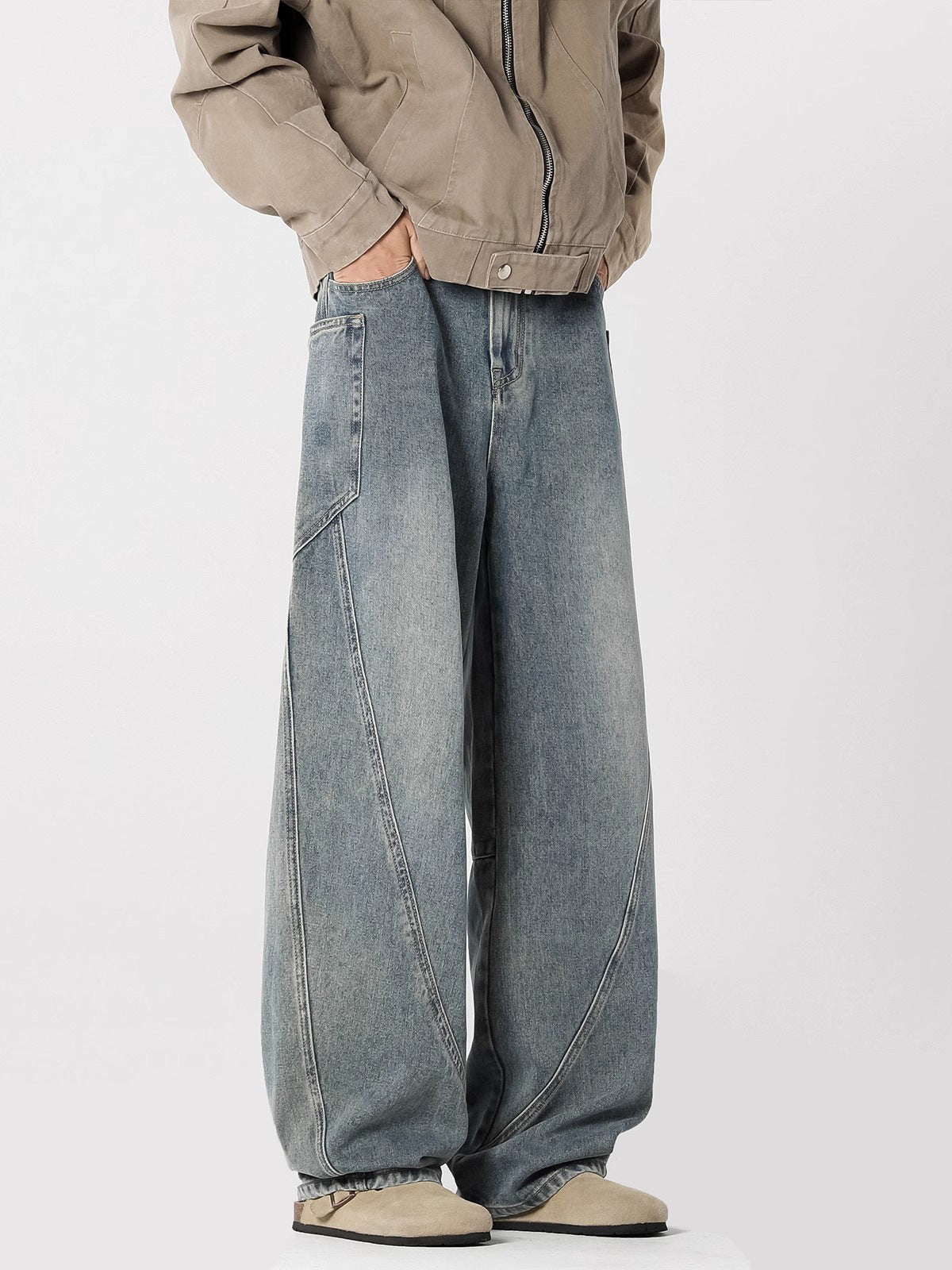 American Washed Machete Cargo Jeans