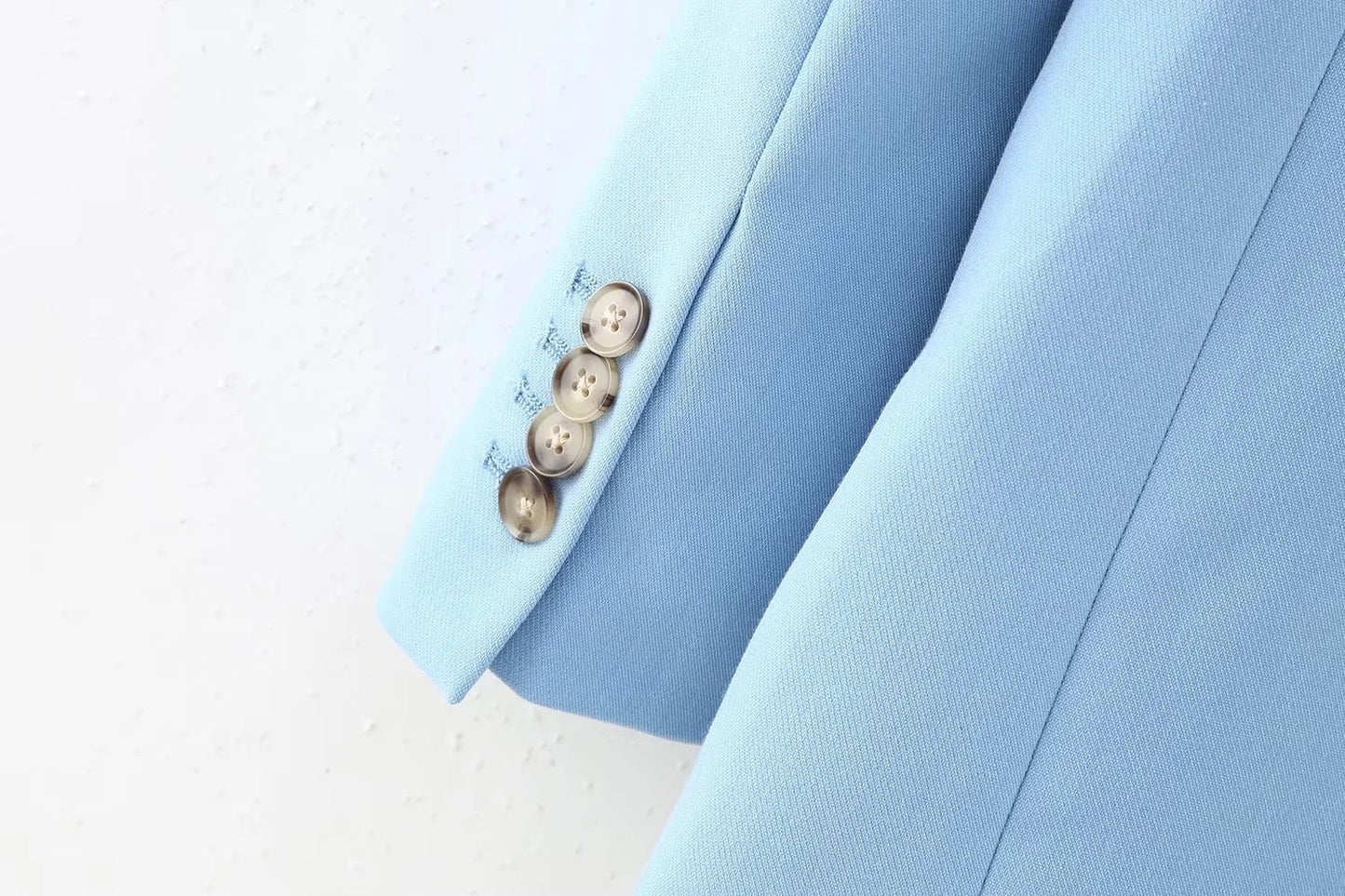 Women's Slim Double-breasted Blazer Flared Suit