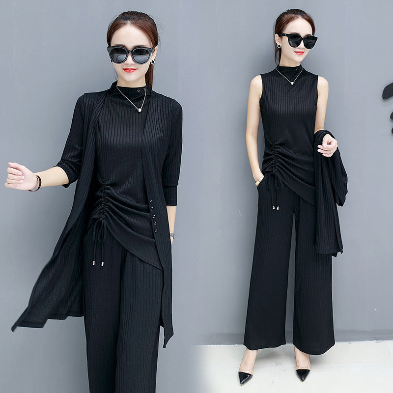 Three-piece Set Fall Wear Long Sleeves