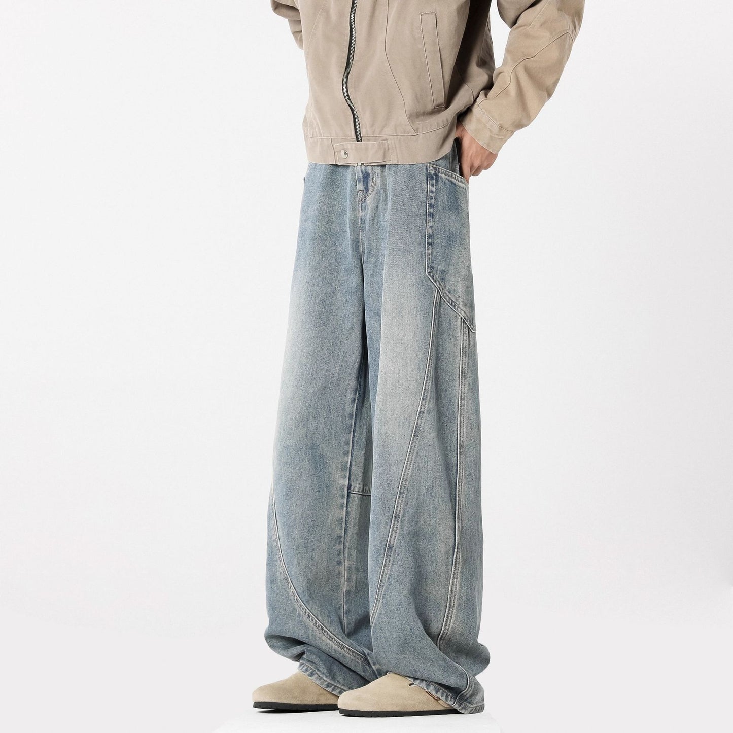 American Washed Machete Cargo Jeans