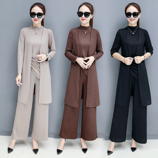 Three-piece Set Fall Wear Long Sleeves